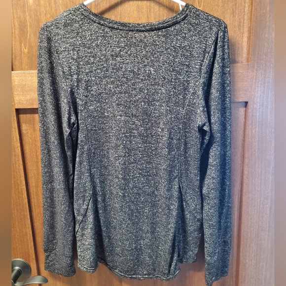 Cuddl Duds Women's Soft Knit Matching Jogger Set Dark Charcoal Gray - Picture 6 of 8